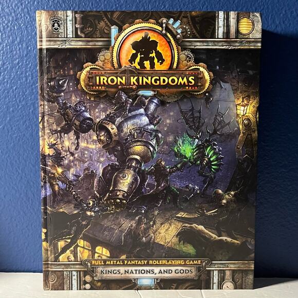 Iron Kingdoms: Kings Nations and Gods Full Metal Fantasy RPG Game Guide Book - Picture 1 of 8